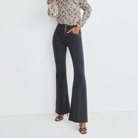 New Veronica Beard Beverly Yoke Front Jean in Color Moonlight, Size 32/14 - Picture 3 of 15